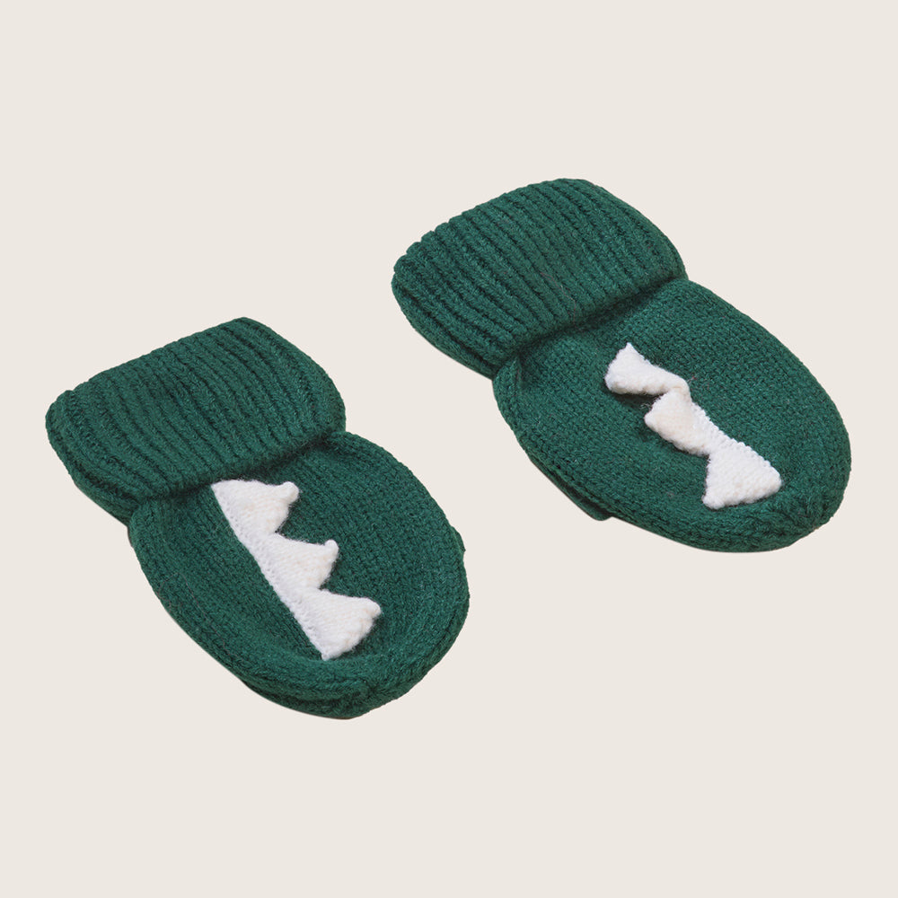 rise little earthling Knit Dino Mitts — Catalog Product - Image 4