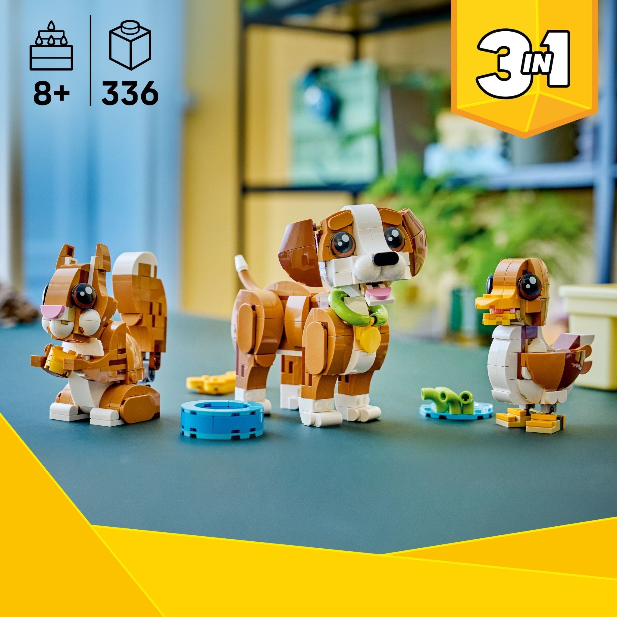 LEGO® Creator LEGO® Cute Animals: Playful Puppy Dog 31382 — Set - Image 4