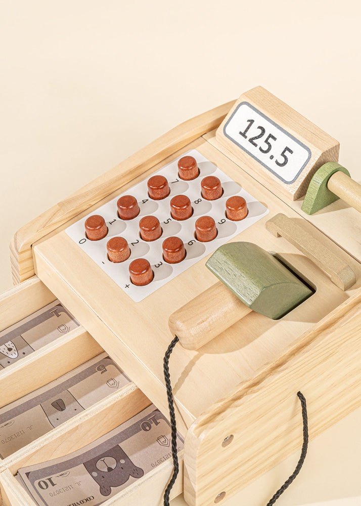 Coco Village Wooden Cash Register — Set - Image 8