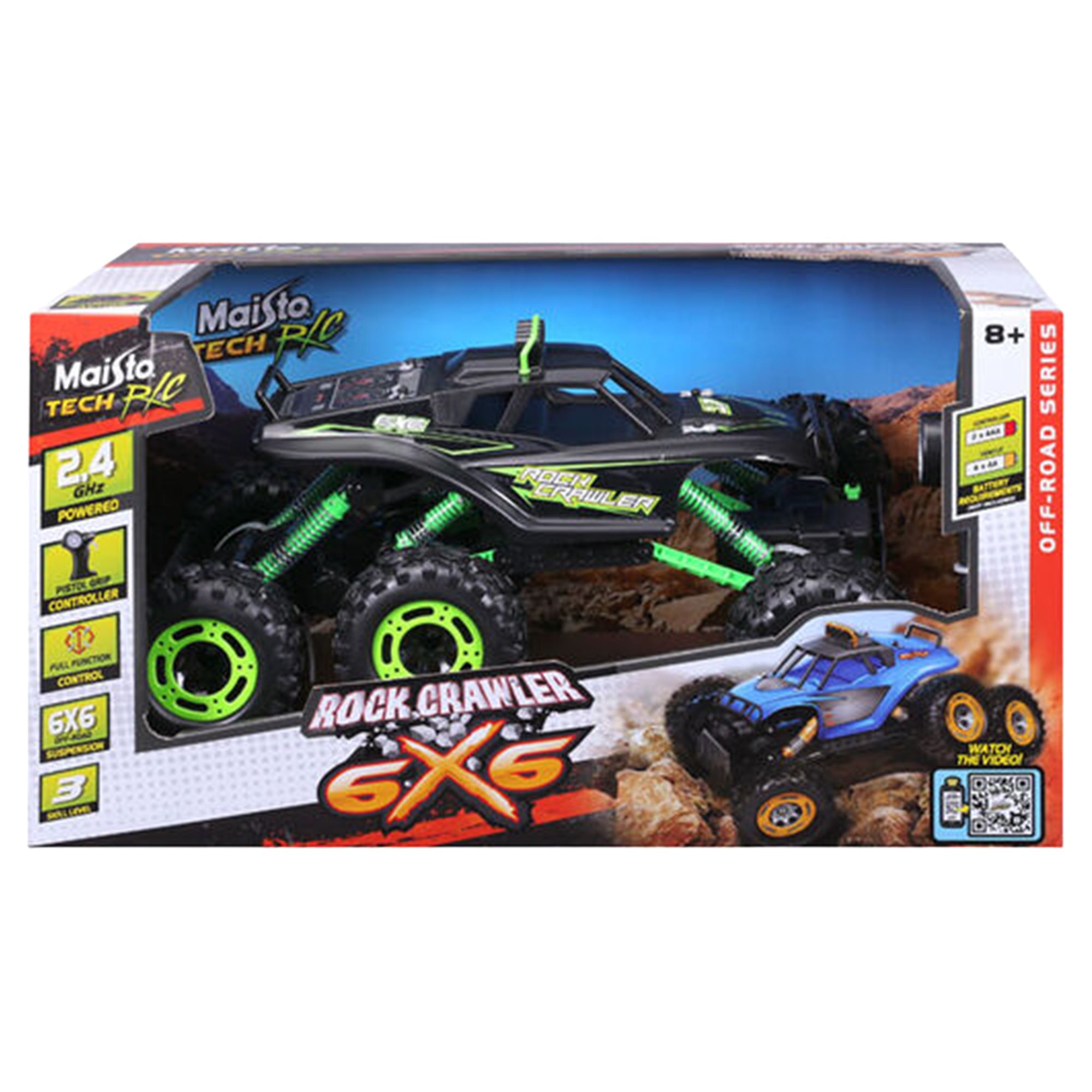 Maisto Tech R/C - Rock Crawler 6X6 RC (2.4GHZ) — Catalog Product