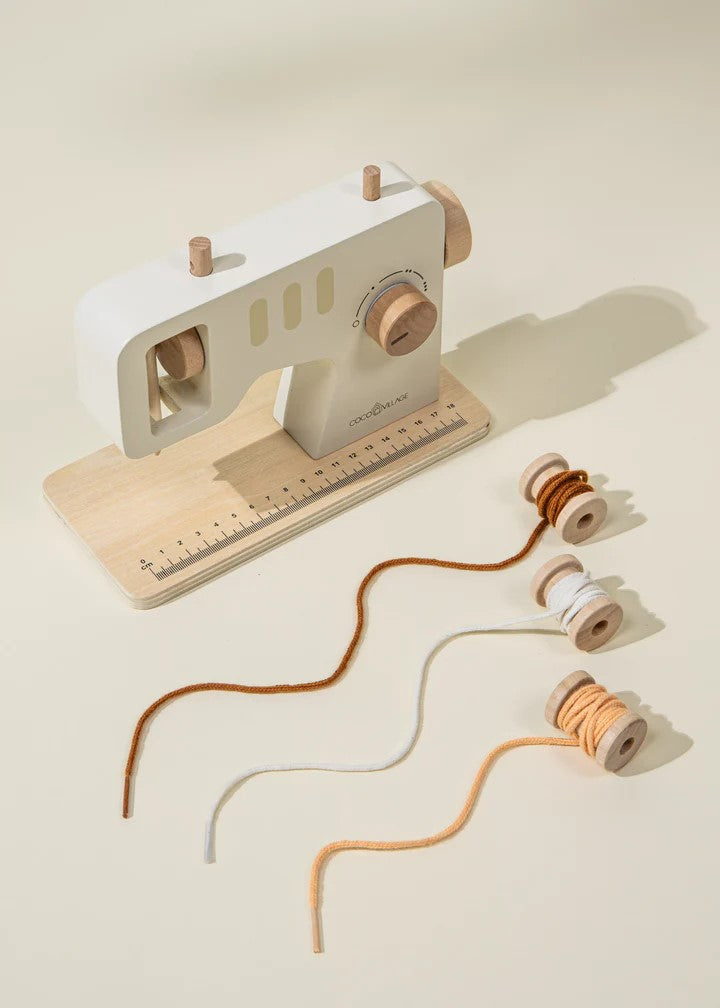 Coco Village Wooden Sewing Machine Playset — Art - Image 3