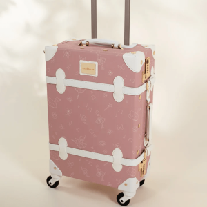 Coco Village Vegan Leather CarryOn Suitcase Ballerina — Tray