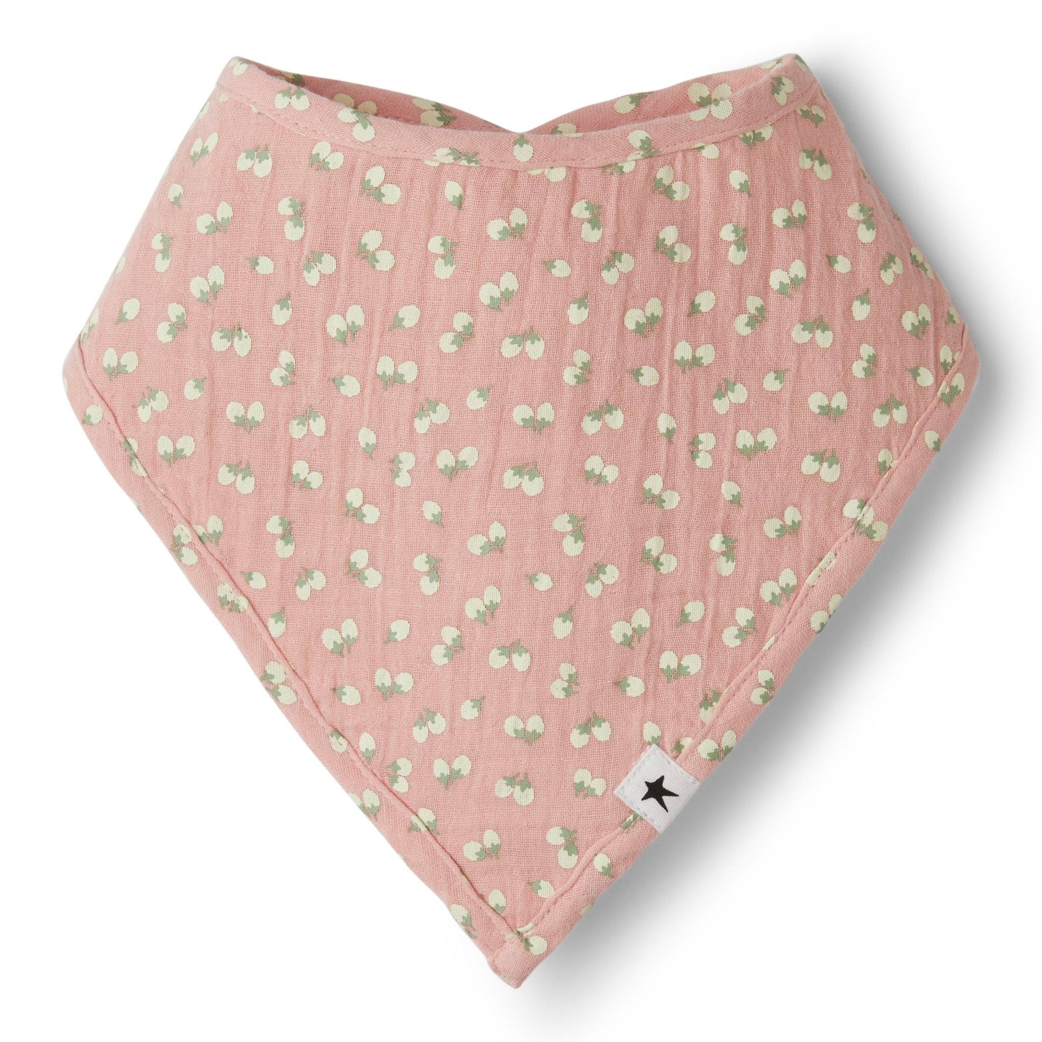 rise little earthling 3-Pack Gauze Bib - Blossom / OS - Image 2