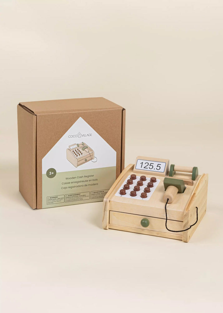 Coco Village Wooden Cash Register — Set - Image 24
