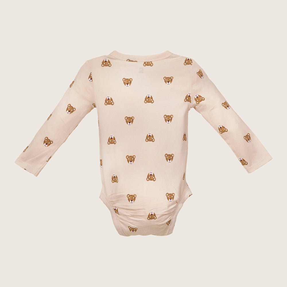 rise little earthling LS Graphic Bodysuit BUHON00 - Haute Red / 12-18m — Print - Image 8