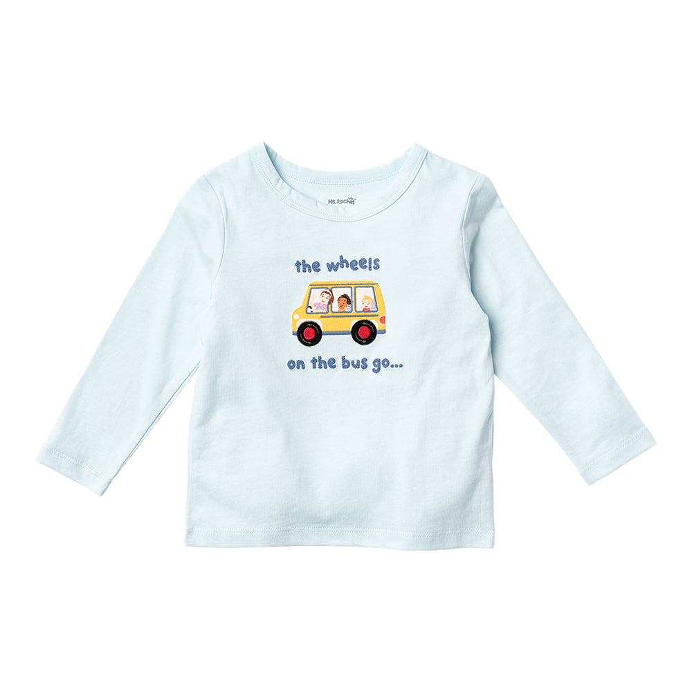 Ms.Rachel Long Sleeve Tees - Dark Blue / 2-3y — Shirt - Image 7