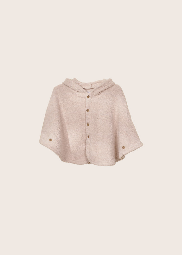 Rise Little Earthling Fleece Poncho - Pink / 0-6m - Image 2