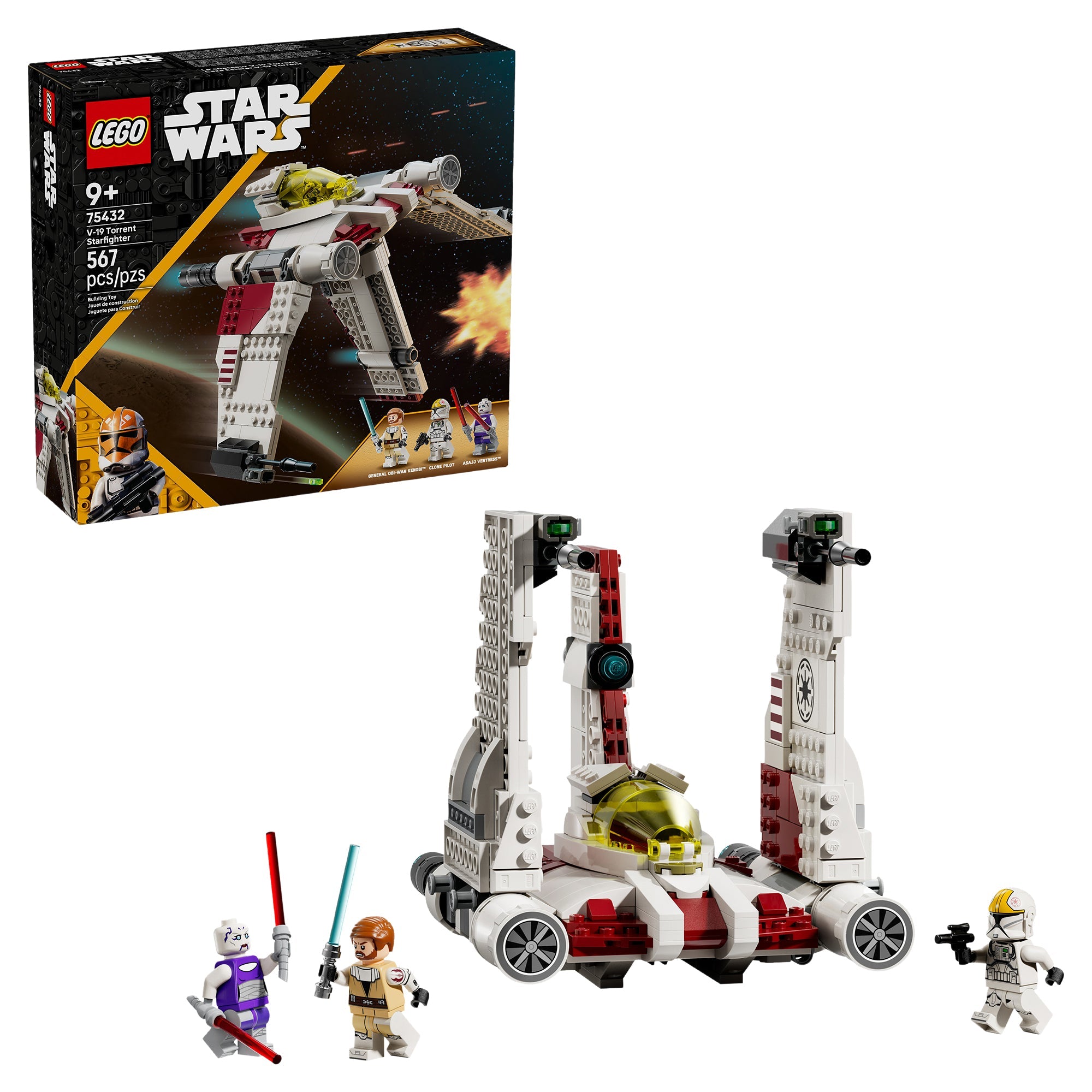 LEGO® Star WarsTM V-19 Torrent Starfighter 75432 — Toy