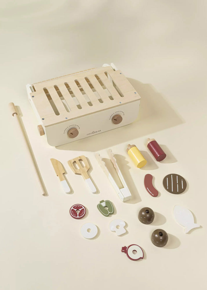 Coco Village Wooden Barbecue Playset and Accessories — Toy - Image 3