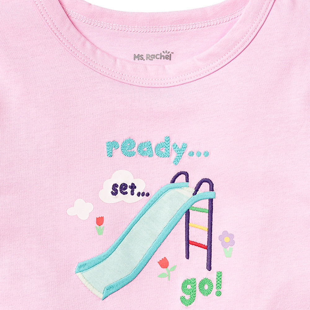 Ms.Rachel Long Sleeve Tees - Dark Blue / 2-3y — Shirt - Image 6