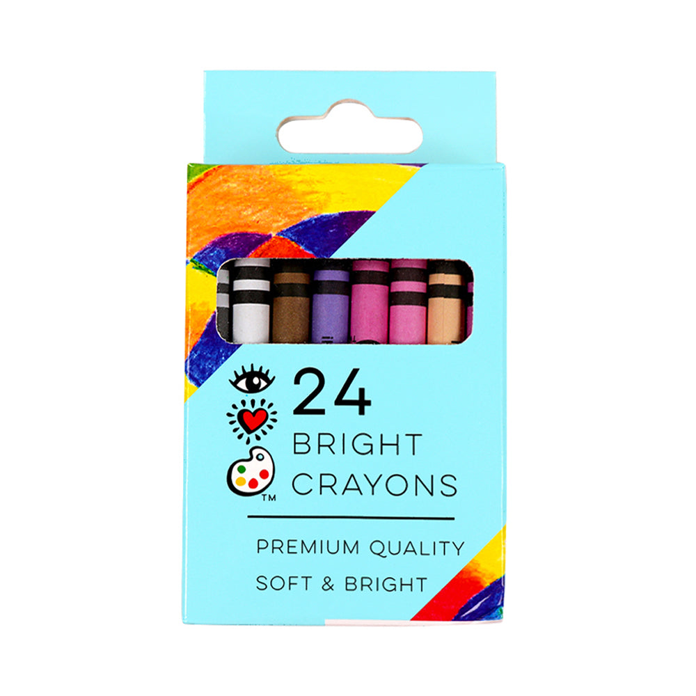 Bright Stripes iHeartArt 24 Bright Crayons — Art - Image 4