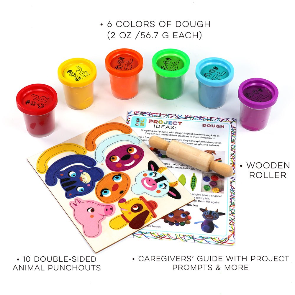 Bright Stripes JR 6 Doughs + Wooden Roller — Art - Image 4