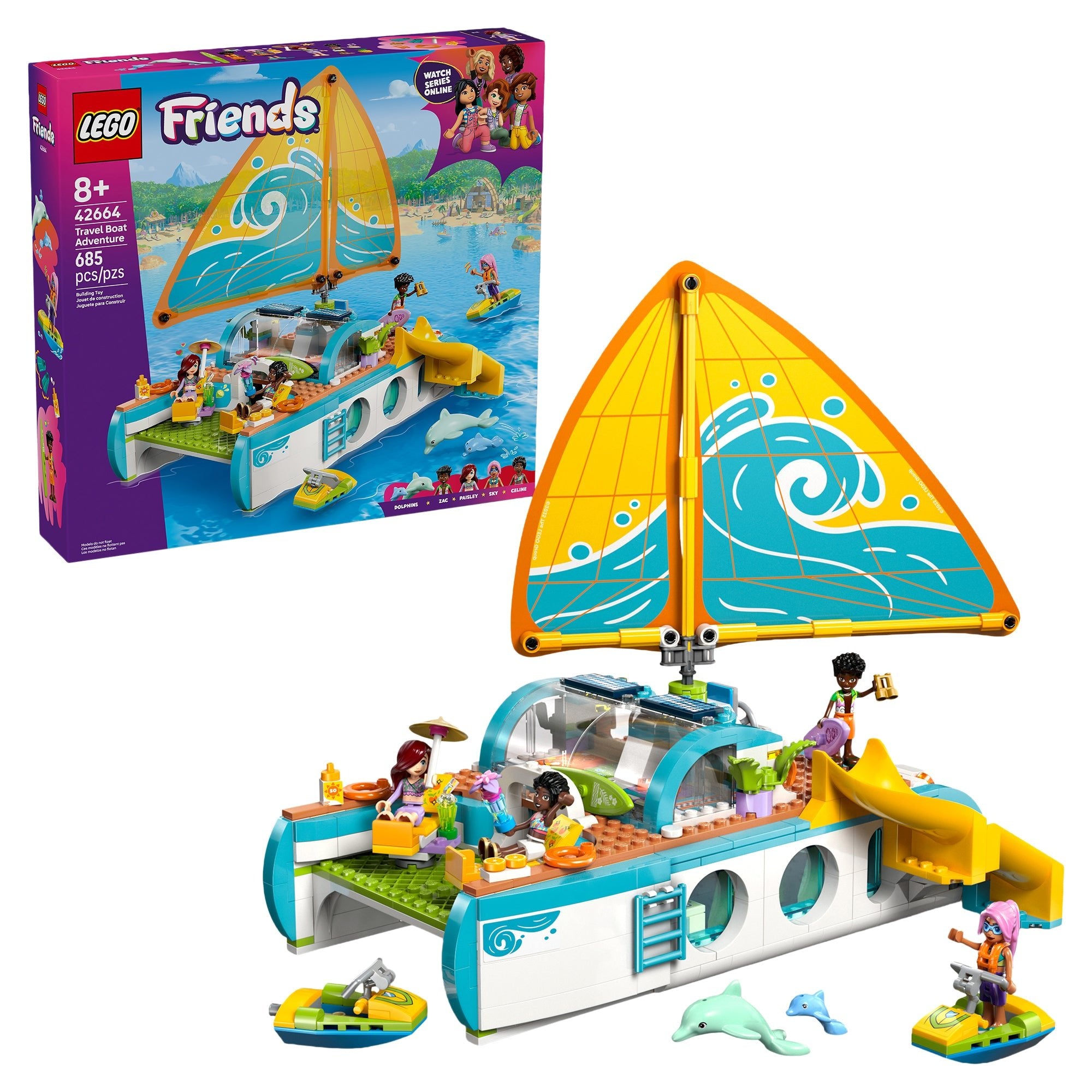 LEGO® Friends Travel Boat Adventure 42664 — Gift
