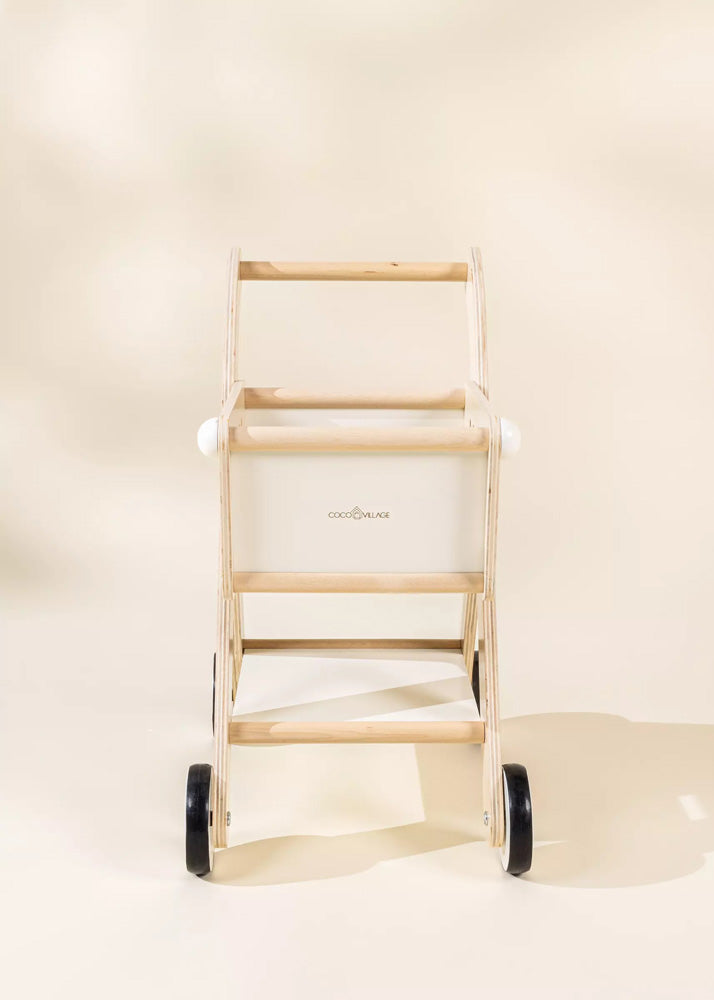 Coco Village Wooden Shopping Cart — Basket - Image 5
