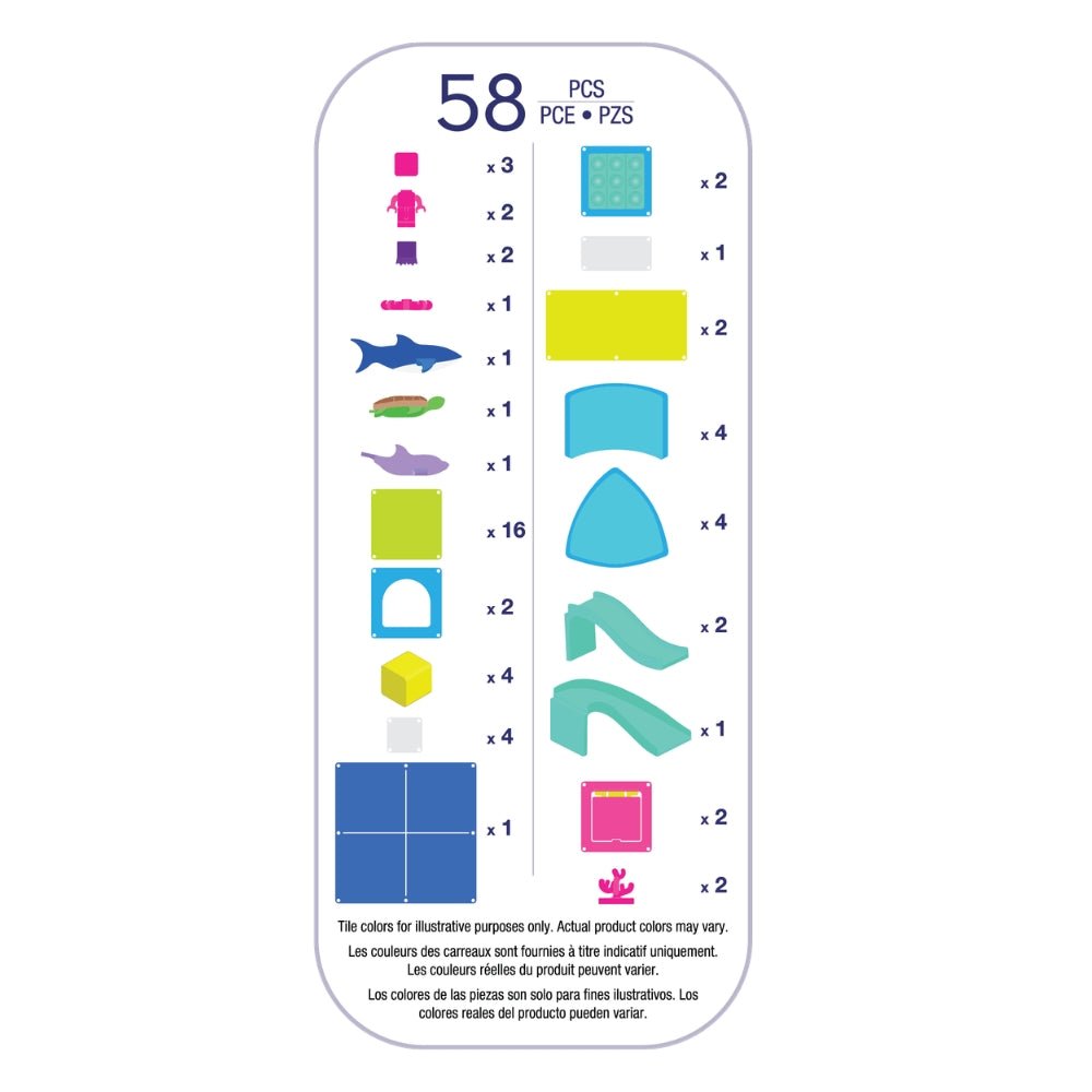 The Original MAGNA-TILES® Undersea Adventure 58-Piece — Set - Image 9