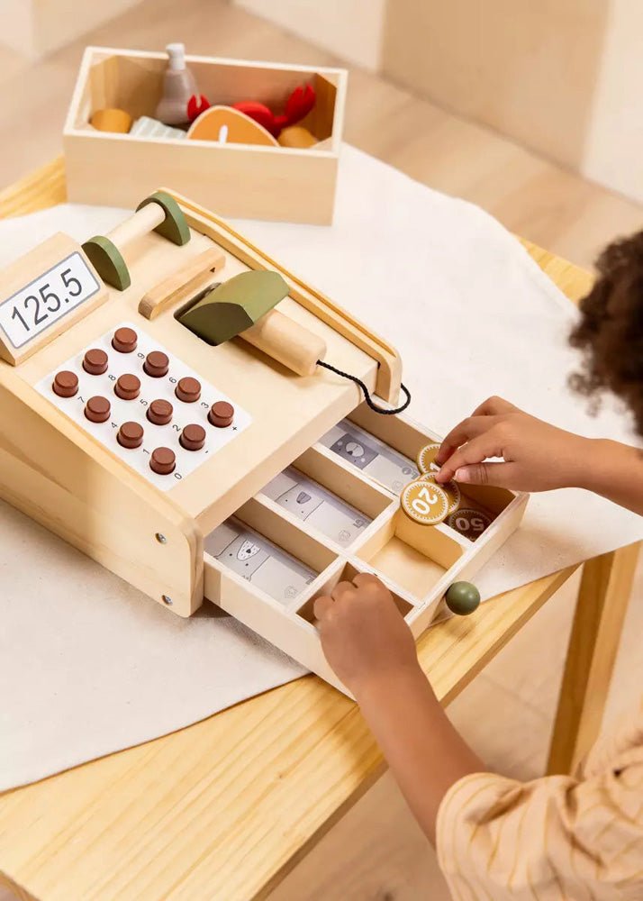 Coco Village Wooden Cash Register — Set - Image 9