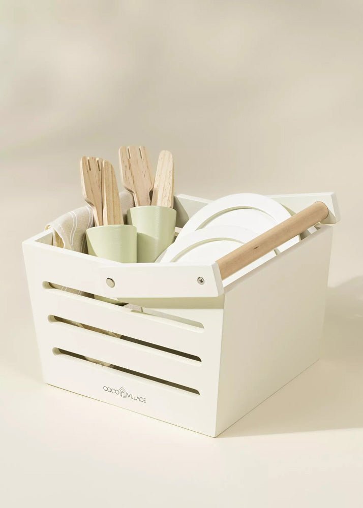 Coco Village Wooden Picnic Playset and Accessories — Basket - Image 5