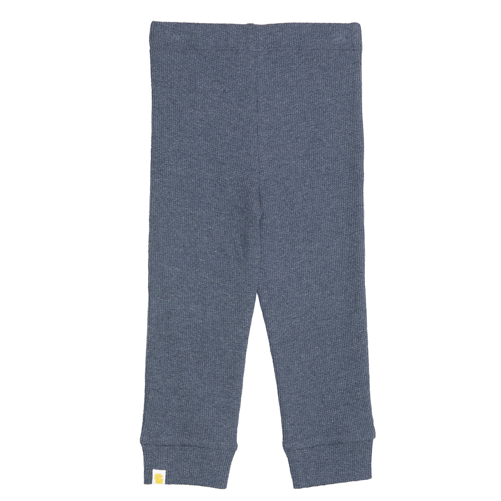 Rise Little Earthling Waffle Legging - Charcoal / 12-18m — Catalog Product - Image 2