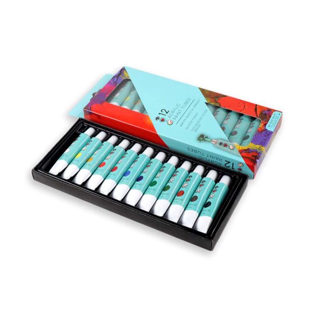 Bright Stripes iHeartArt 12 Acrylic Paint Tubes — Art