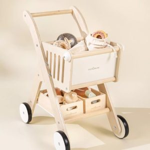 Coco Village Wooden Shopping Cart — Basket