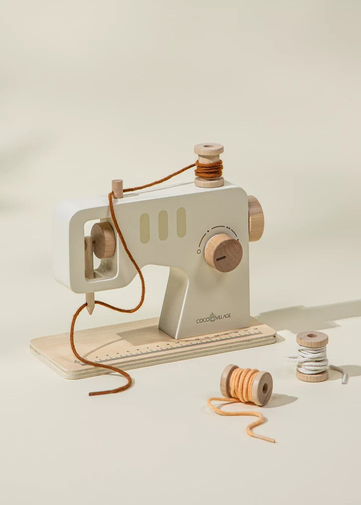Coco Village Wooden Sewing Machine Playset — Art