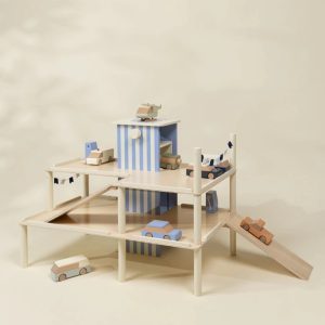Coco Village Oversized Wooden Parking Garage Playset — Toy