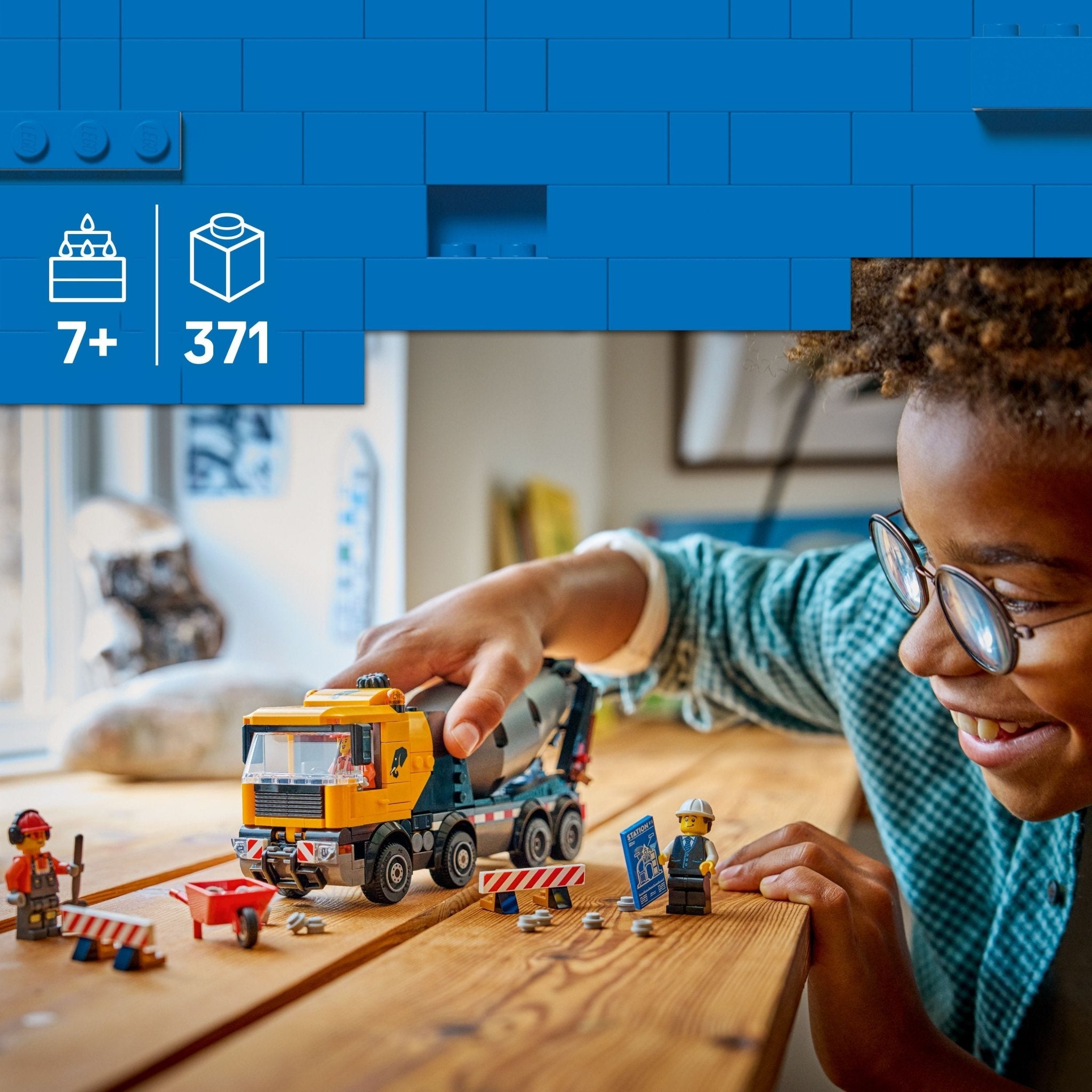 LEGO® City LEGO® Cement Mixer 60478 — Toy - Image 3