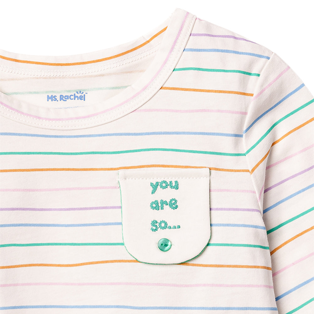 Ms.Rachel Long Sleeve Tees - Dark Blue / 2-3y — Shirt - Image 21