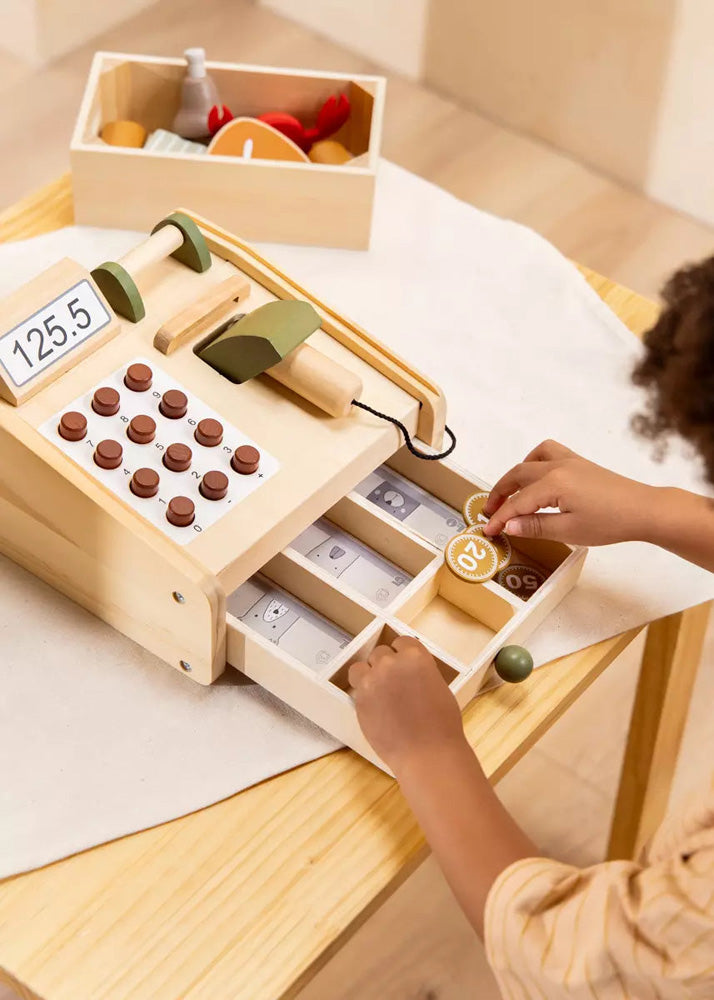 Coco Village Wooden Cash Register — Set - Image 21