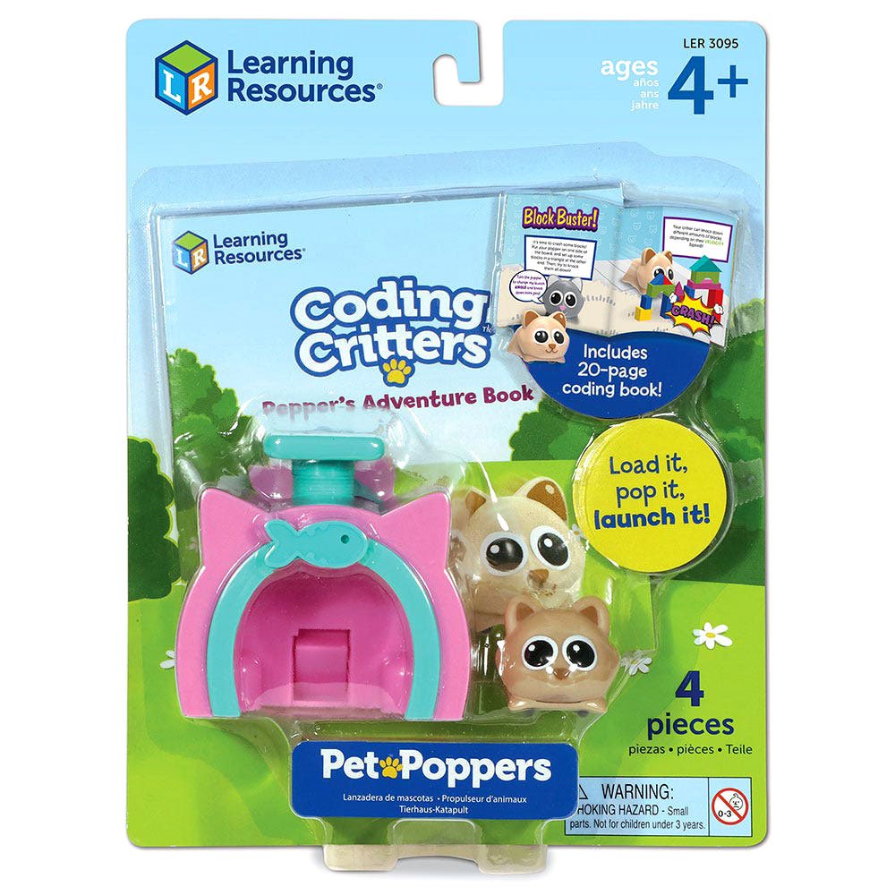 Learning Resources Coding CrittersTM Pet Poppers: Pepper — Cat