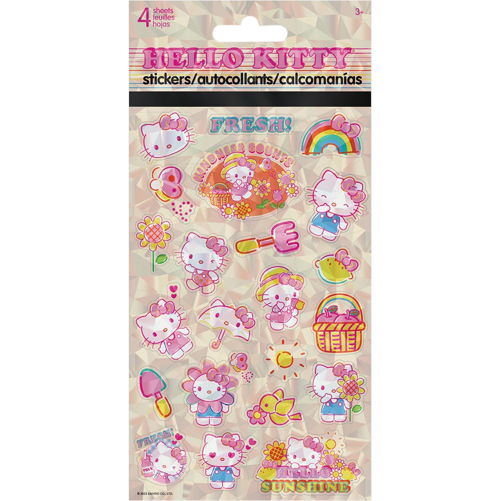 Hello Kitty Garden Doodle Standard 4 Sheet — Sticker