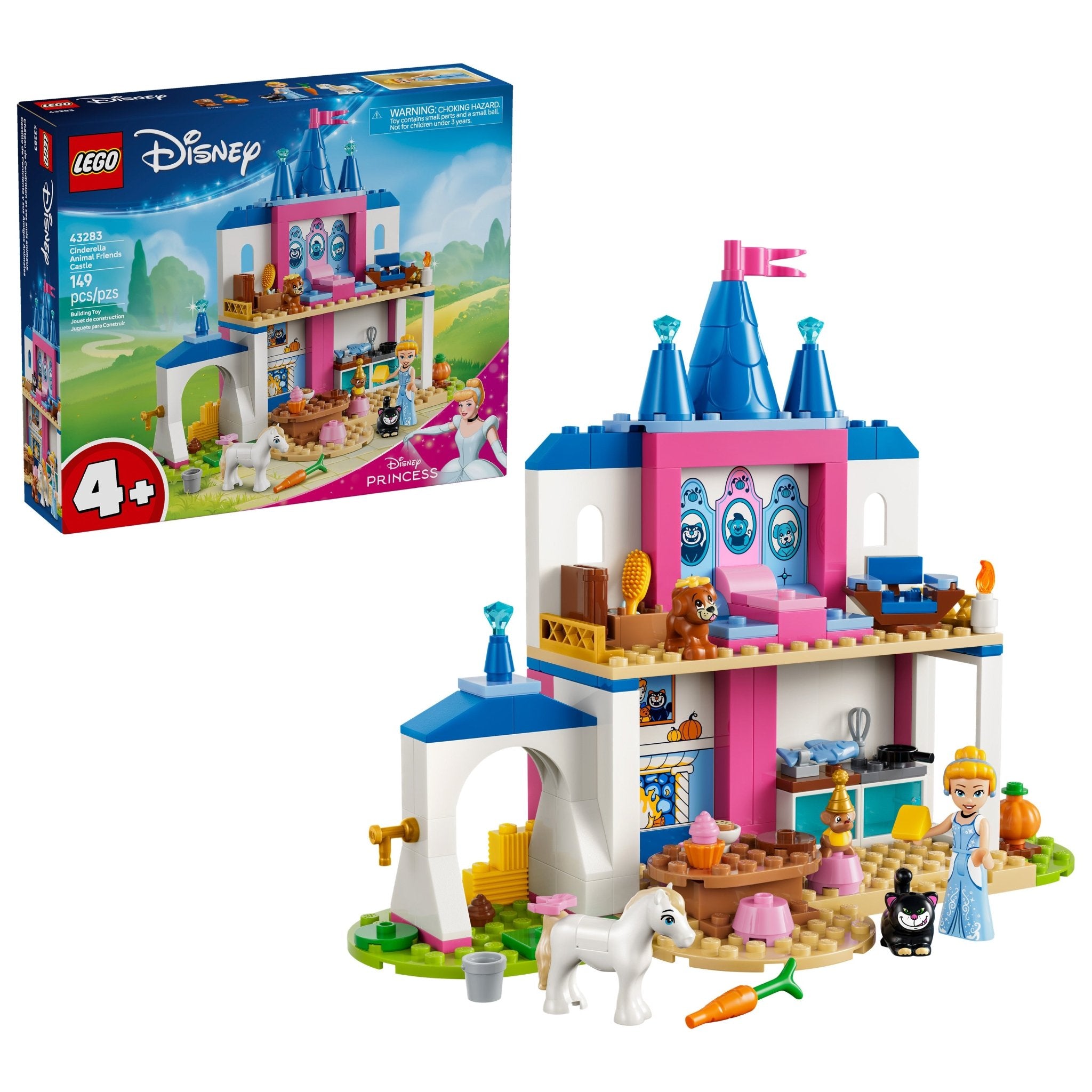 LEGO® Disney Princess Cinderella Animal Friends Castle 43283 — Toy