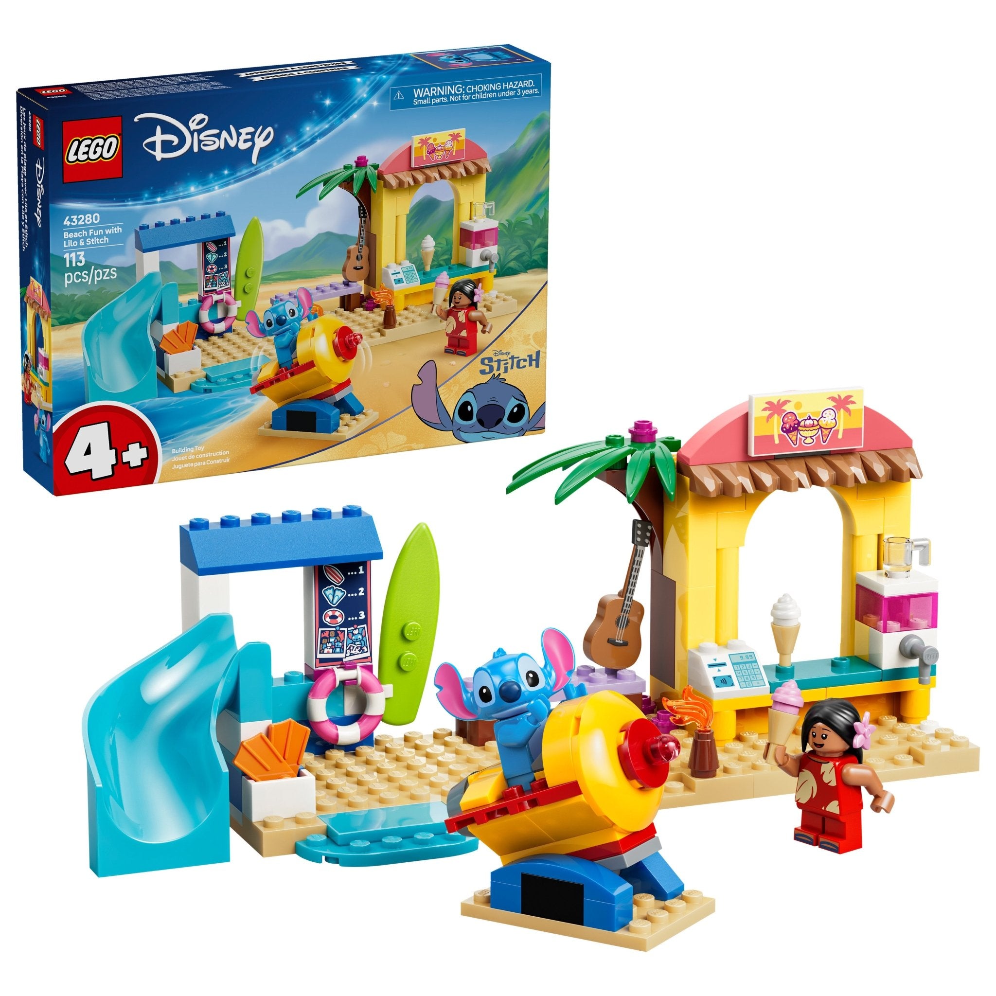 LEGO® Disney Beach Fun with Lilo & Stitch 43280 — Toy