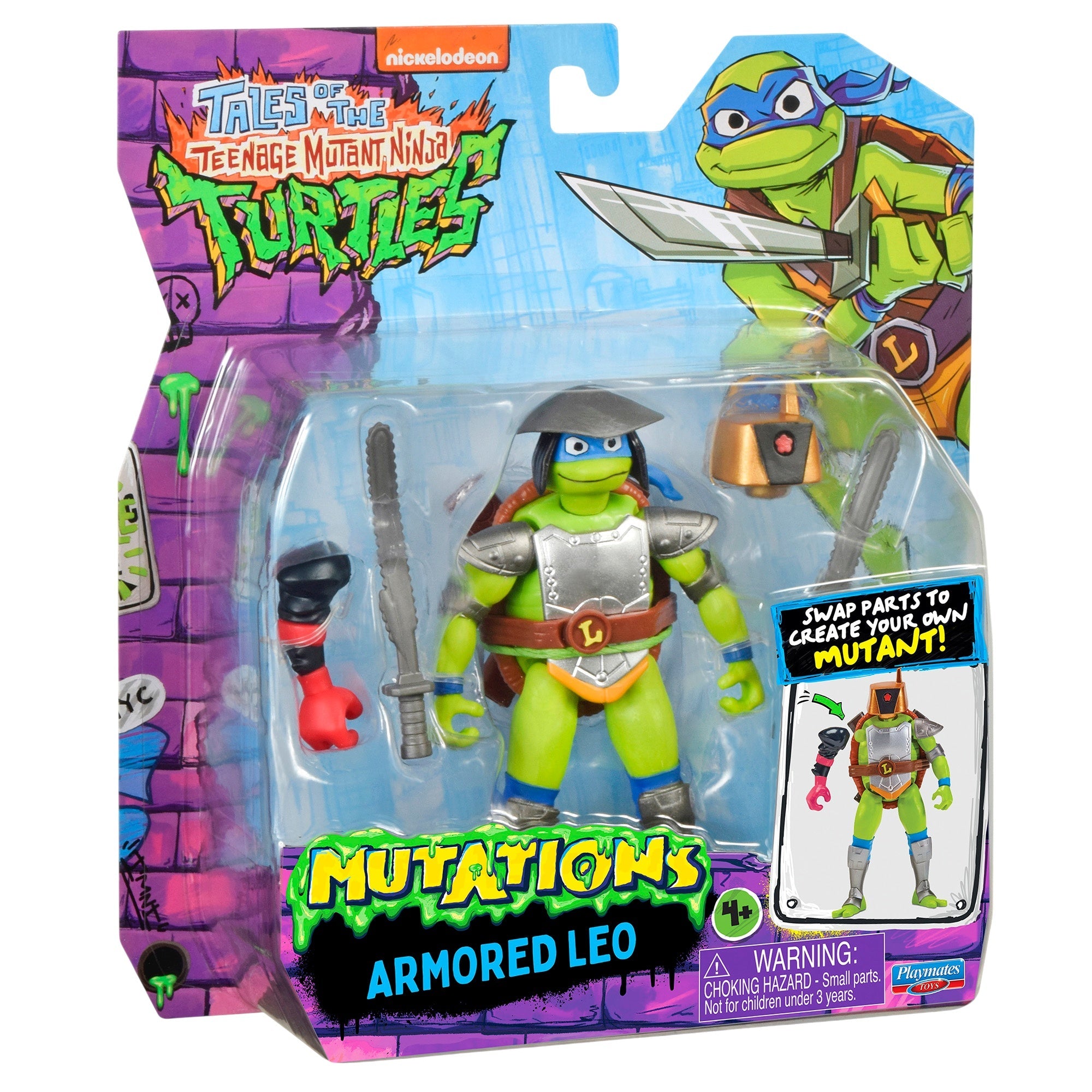 Teenage Mutant Ninja Turtles Mix & Match Armored Leo Fig (Eng) — Figure