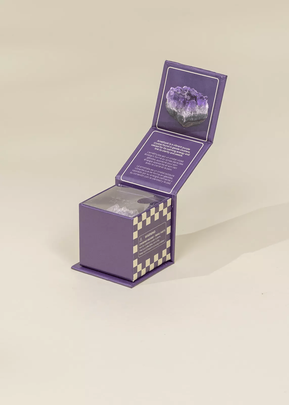 Coco Village Collectible Mineral - Amethyst Cluster — Box - Image 3