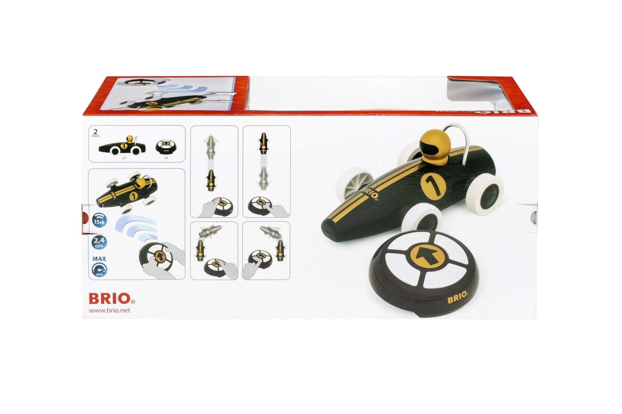 Brio R/C Race Car Black/Gold — Toy - Image 4