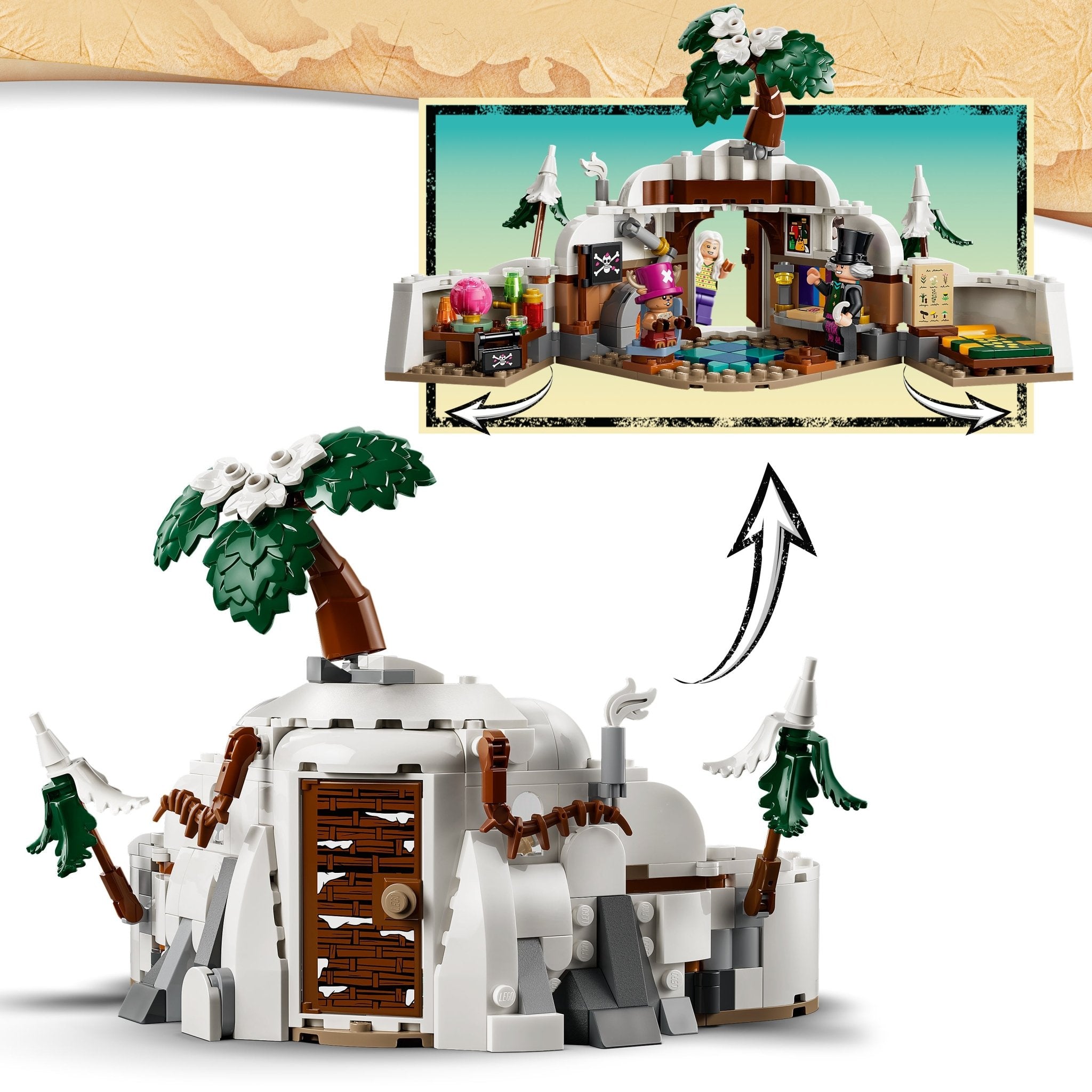 LEGO® ONE PIECE Dr. Hiriluk's Hideout 75641 — Can - Image 6