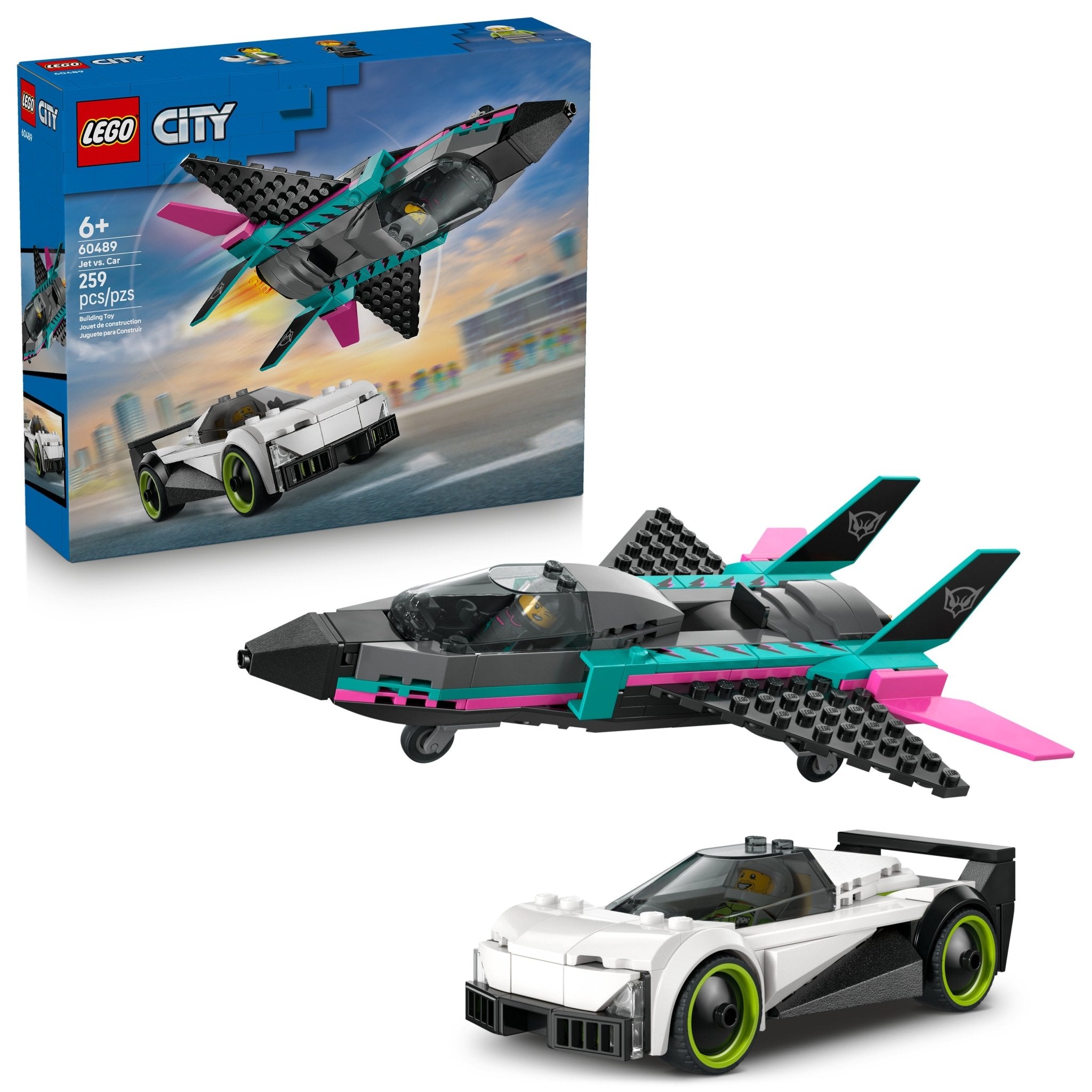 LEGO® City LEGO® Jet vs. Car 60489 — Vehicle