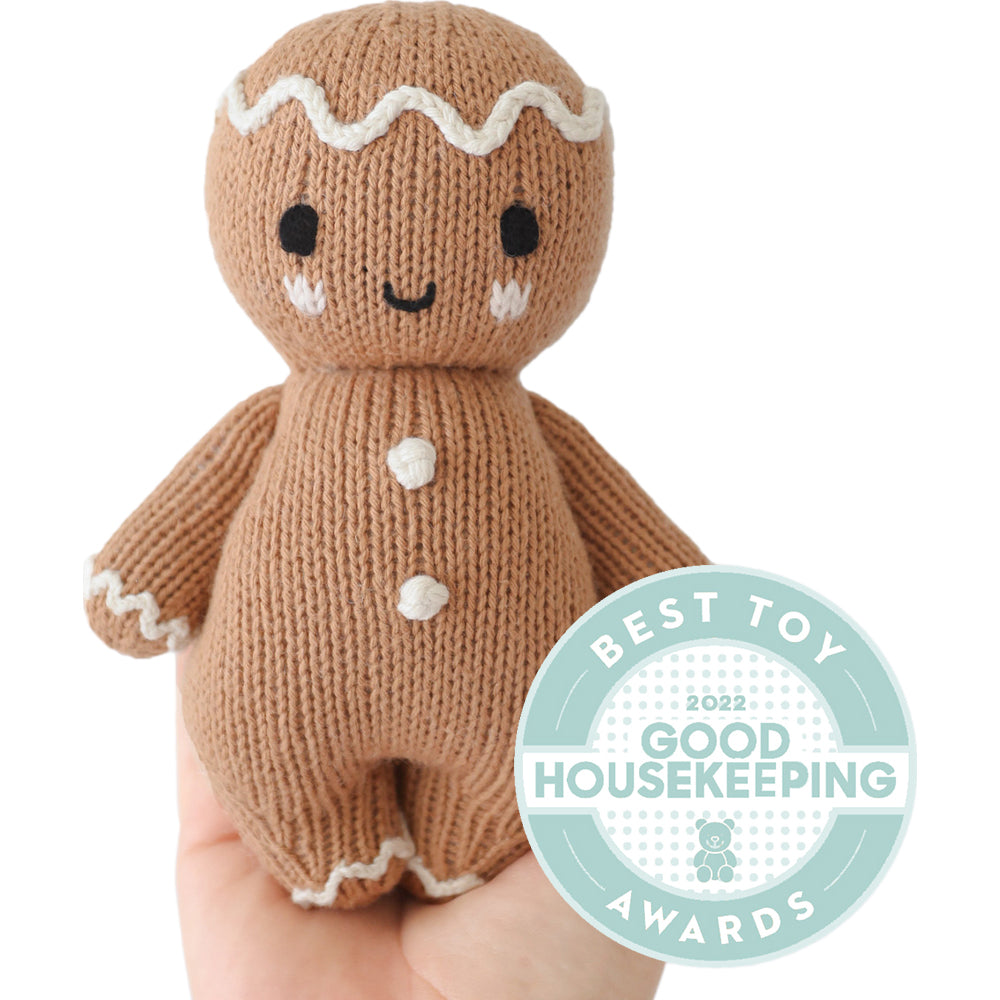 Cuddle + Kind Baby Gingerbread (Icing White) — Plush - Image 4