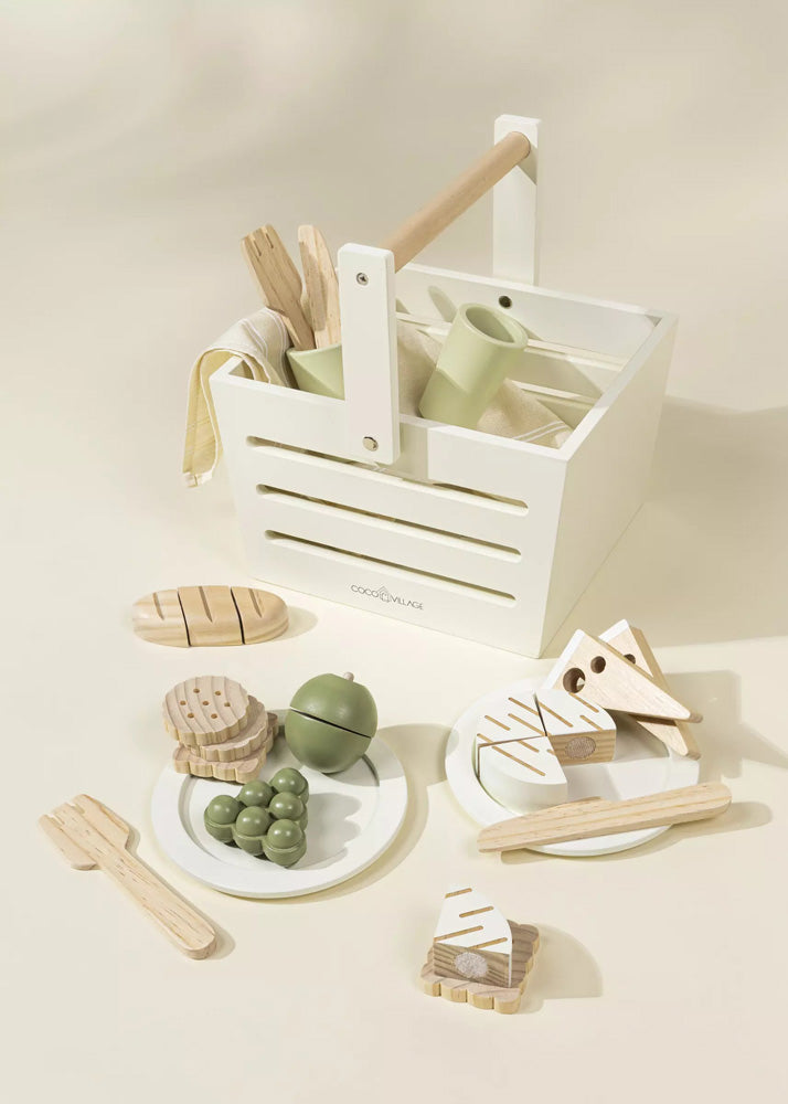 Coco Village Wooden Picnic Playset and Accessories — Basket - Image 7
