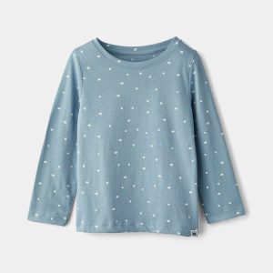 rise little earthling LS Crew Neck TGDKT00 - Cosmic Sky Hearts / 3-4y — Print