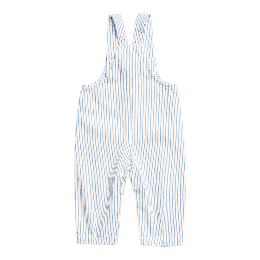 Ms.Rachel Signature Overall - Grey Stripe / 12-18m — Diaper - Image 8