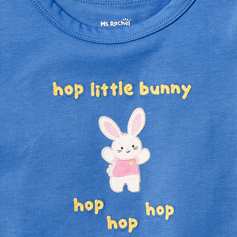 Ms.Rachel Long Sleeve Tees - Dark Blue / 2-3y — Shirt - Image 3