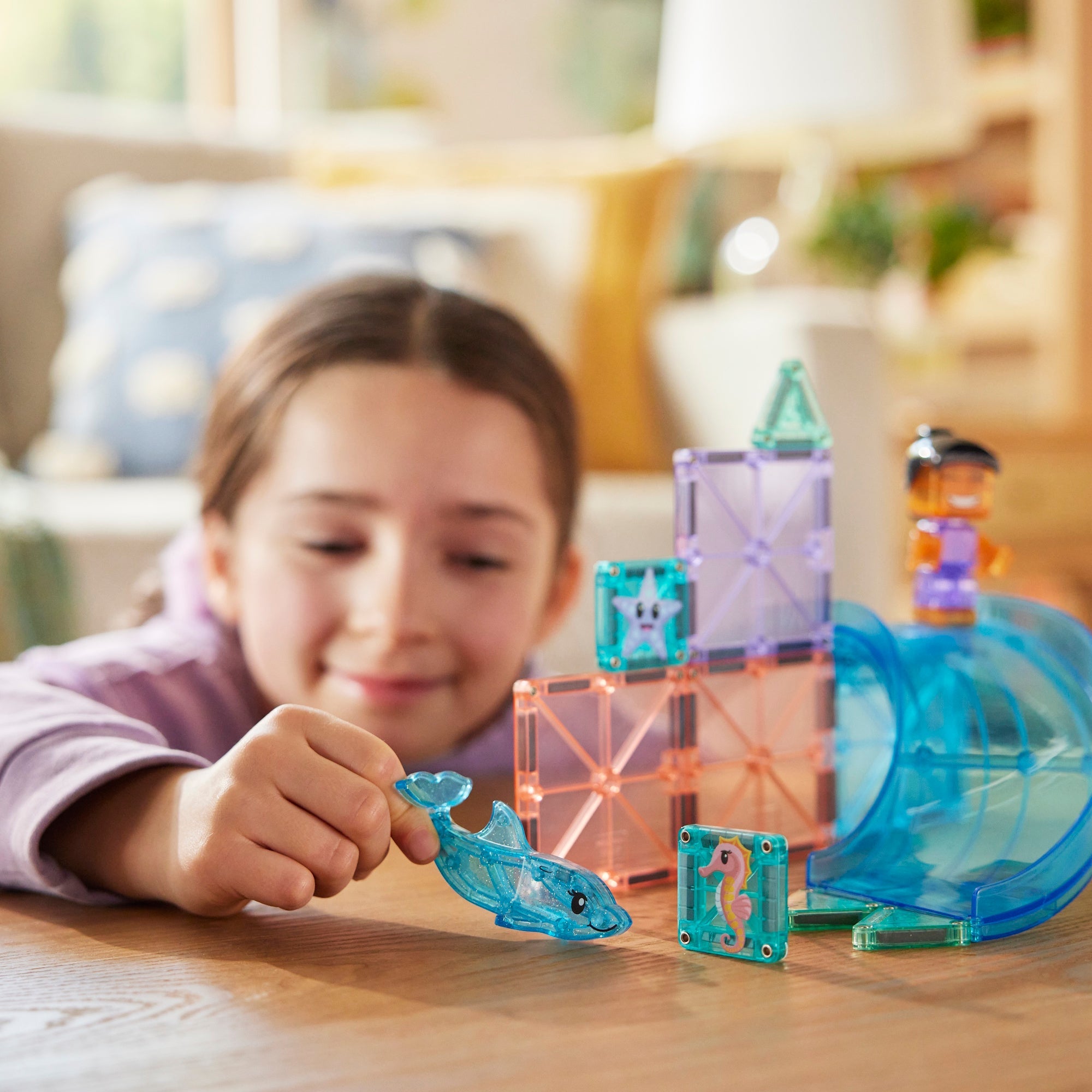 The Original MAGNA-TILES® Dolphin Bay 13-Piece — Set - Image 4