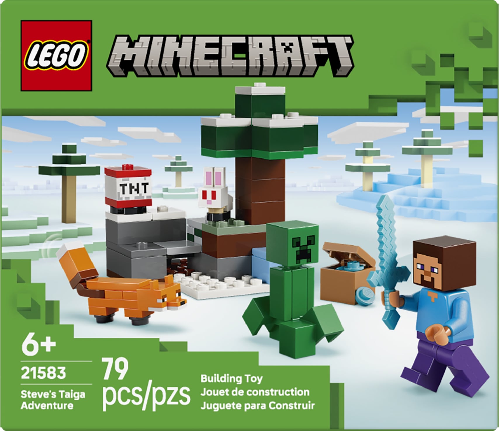 LEGO® Minecraft LEGO®Steve’s Taiga Adventure 21583 — Set - Image 3