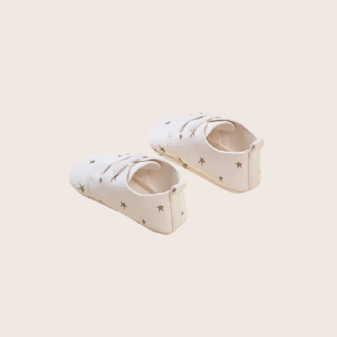 rise little earthling Leather Shoes BUHFW29 - Antique White / 18-24m - Image 3