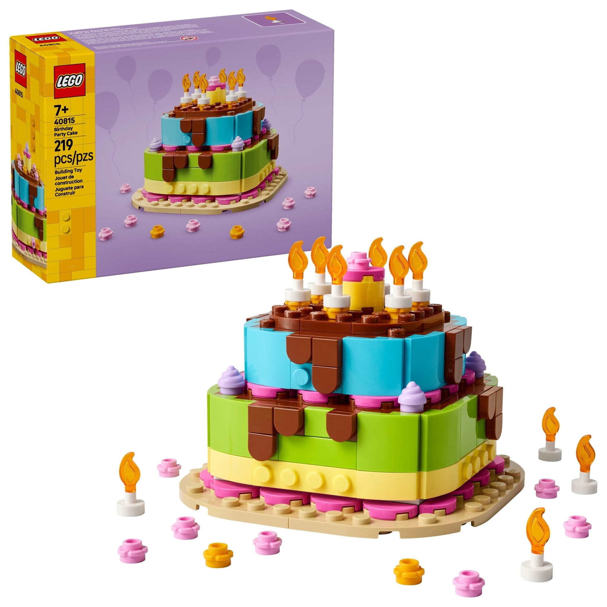 LEGO® Birthday Party Cake Craft for Kids 40815 — Toy