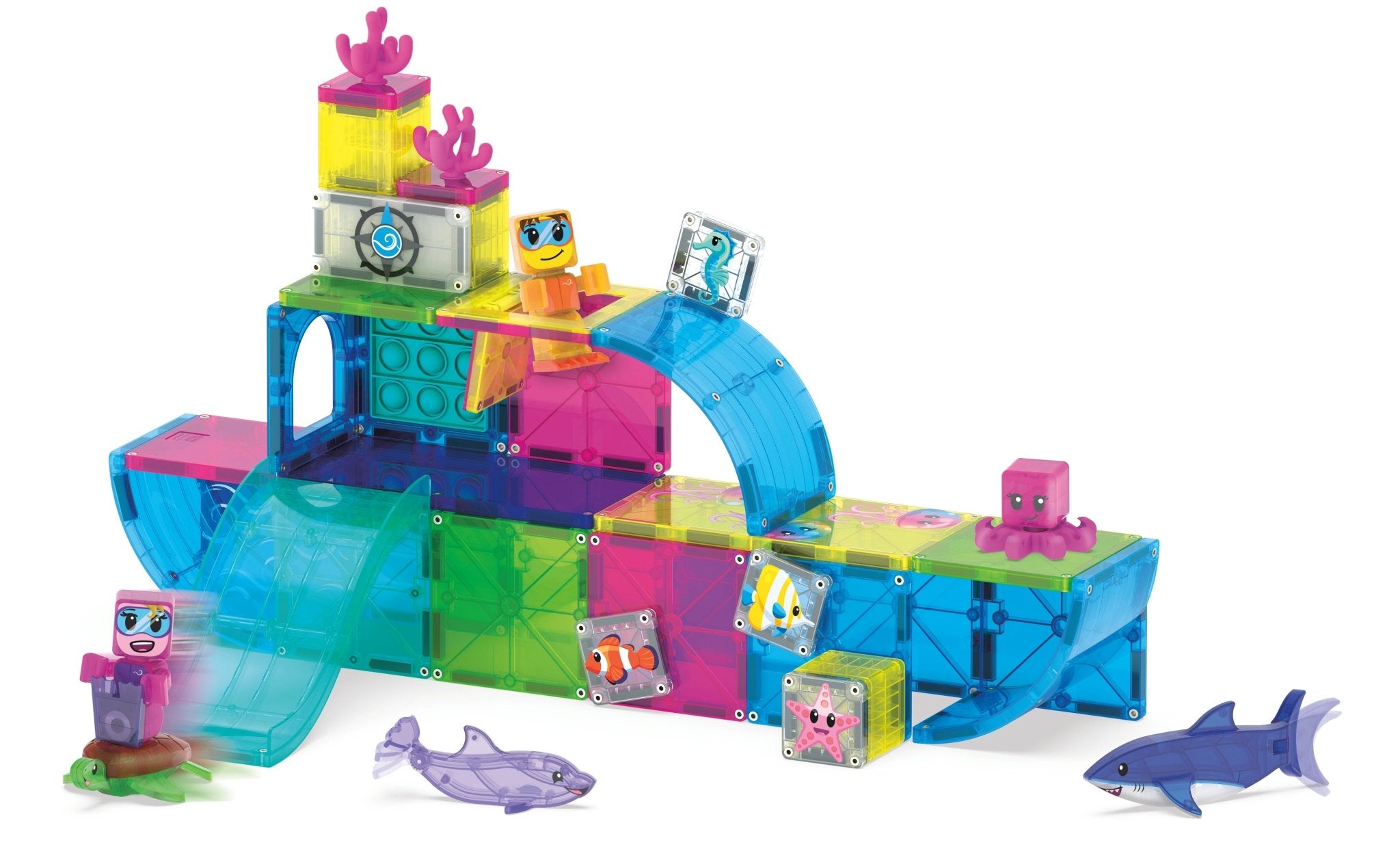 The Original MAGNA-TILES® Undersea Adventure 58-Piece — Set - Image 3