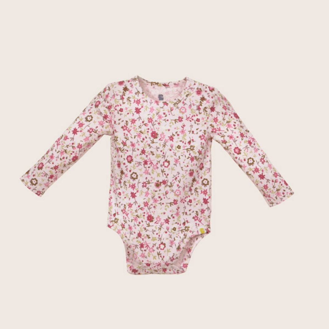 rise little earthling LS Graphic Bodysuit BUHON00 - Haute Red / 12-18m — Print - Image 12