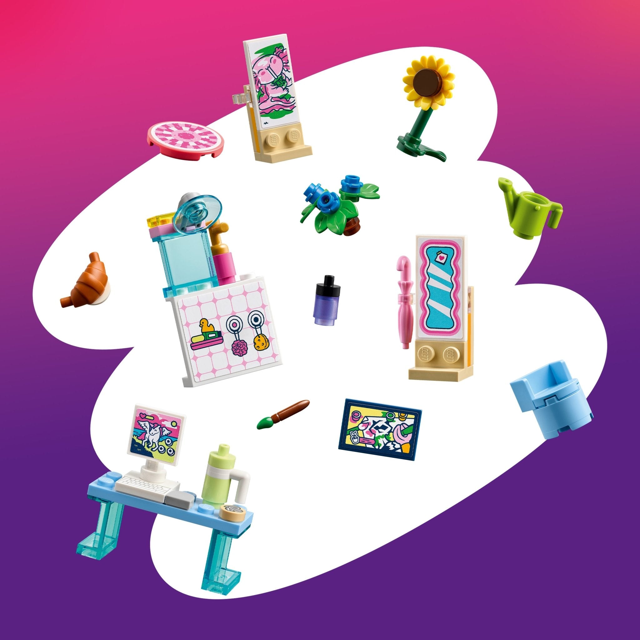 LEGO® Friends Creative Dollhouse Suitcase 42697 — Toy - Image 4